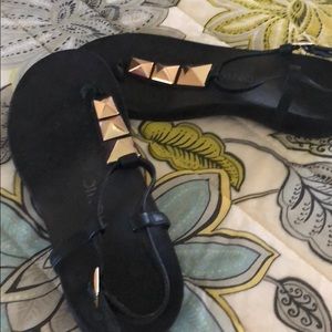 Sandals, slightly worn